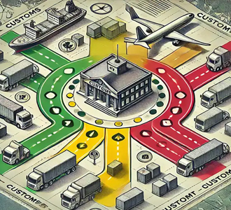 بررسی مسیرهای گمرکی