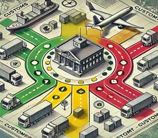 بررسی مسیرهای گمرکی